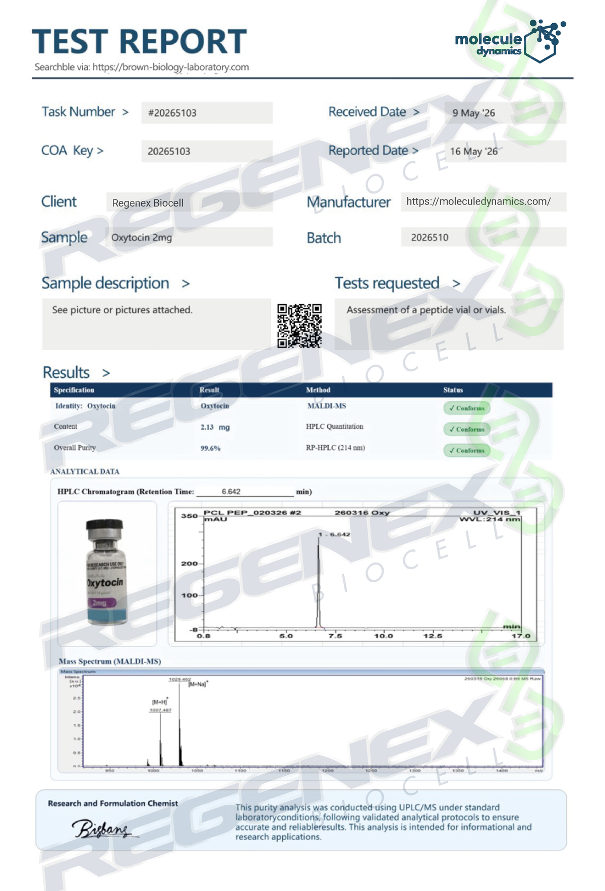 Oxytocin Acetate 2mg