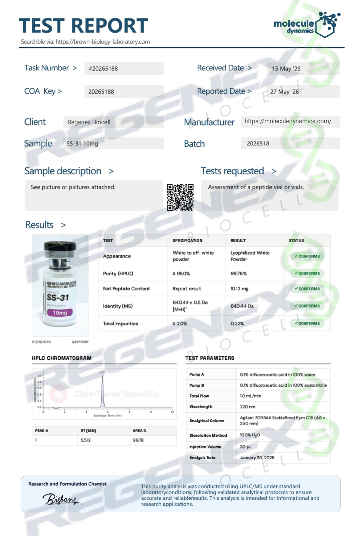 SS-31 10mg