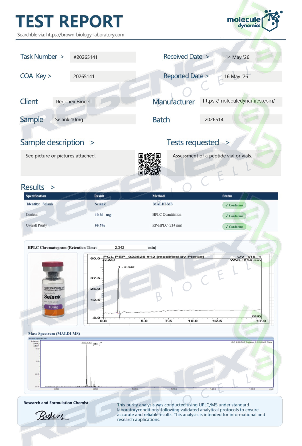 Selank 10mg